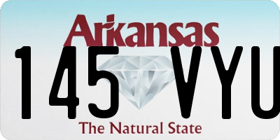 AR license plate 145VYU