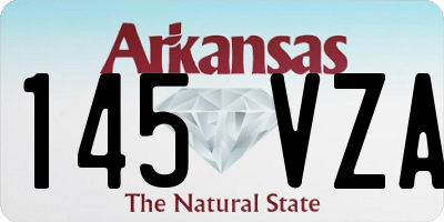 AR license plate 145VZA