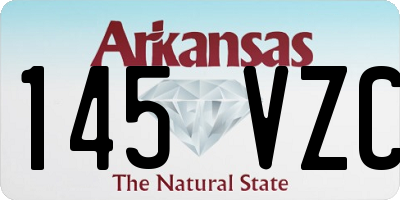 AR license plate 145VZC