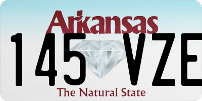 AR license plate 145VZE