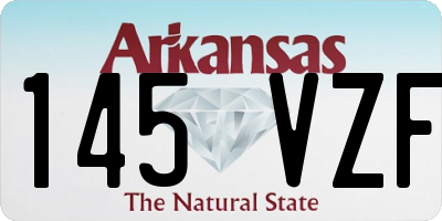 AR license plate 145VZF