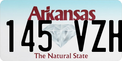 AR license plate 145VZH