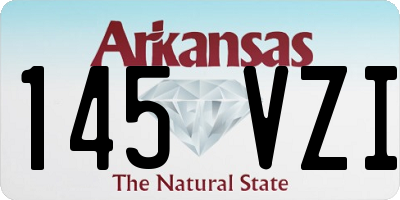 AR license plate 145VZI