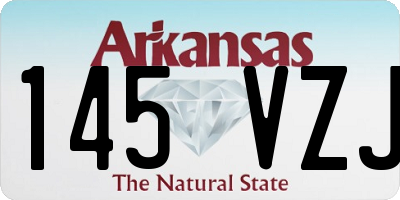 AR license plate 145VZJ