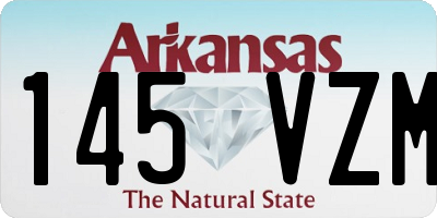 AR license plate 145VZM