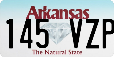 AR license plate 145VZP