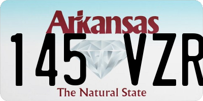 AR license plate 145VZR