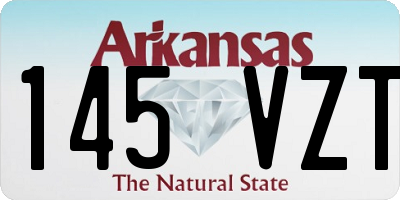 AR license plate 145VZT
