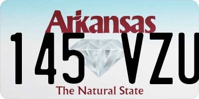 AR license plate 145VZU