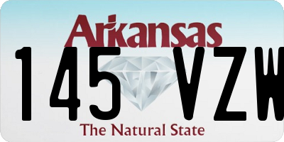 AR license plate 145VZW
