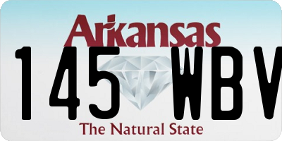 AR license plate 145WBV