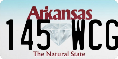 AR license plate 145WCG