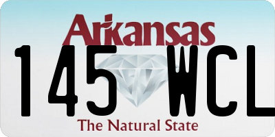 AR license plate 145WCL
