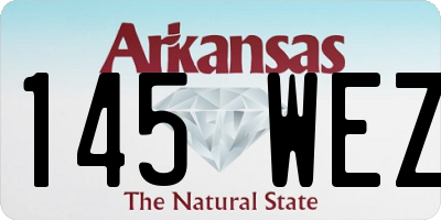 AR license plate 145WEZ