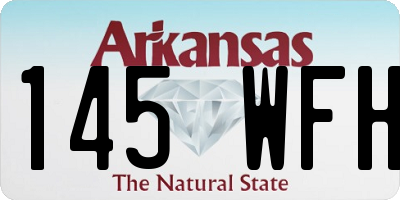 AR license plate 145WFH