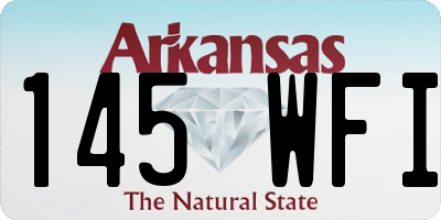 AR license plate 145WFI