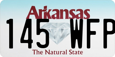 AR license plate 145WFP