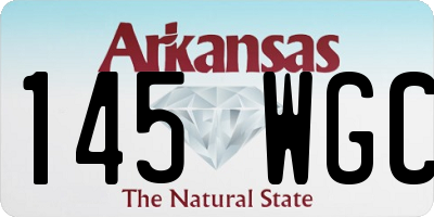 AR license plate 145WGC