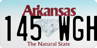 AR license plate 145WGH