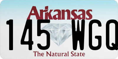 AR license plate 145WGQ