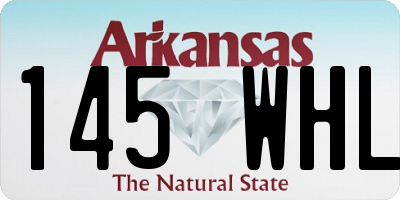 AR license plate 145WHL