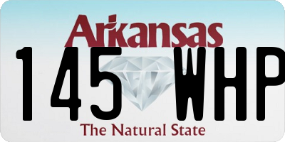 AR license plate 145WHP