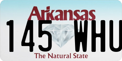 AR license plate 145WHU