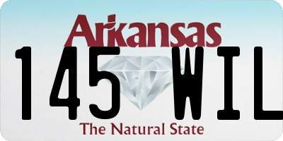 AR license plate 145WIL