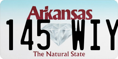 AR license plate 145WIY