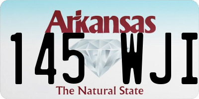 AR license plate 145WJI