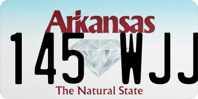 AR license plate 145WJJ