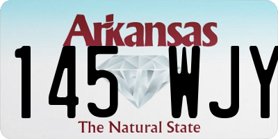 AR license plate 145WJY
