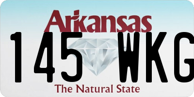 AR license plate 145WKG