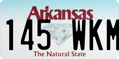 AR license plate 145WKM