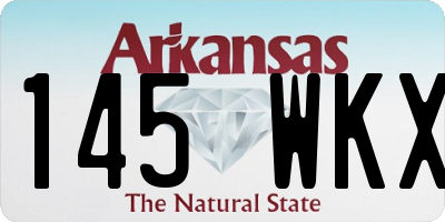 AR license plate 145WKX
