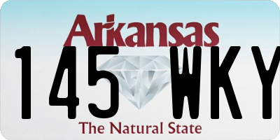 AR license plate 145WKY
