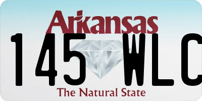 AR license plate 145WLC