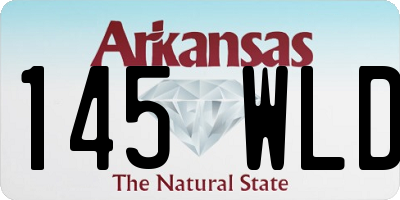 AR license plate 145WLD
