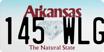 AR license plate 145WLG