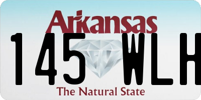 AR license plate 145WLH
