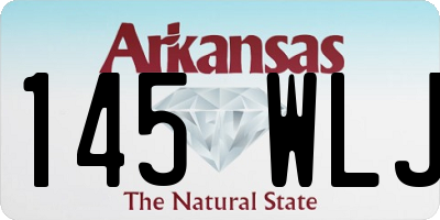 AR license plate 145WLJ