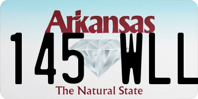 AR license plate 145WLL