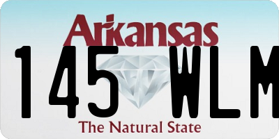 AR license plate 145WLM
