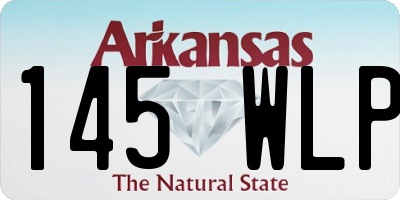 AR license plate 145WLP