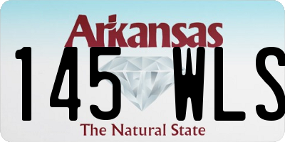 AR license plate 145WLS