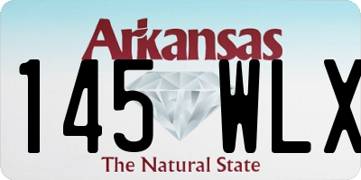 AR license plate 145WLX