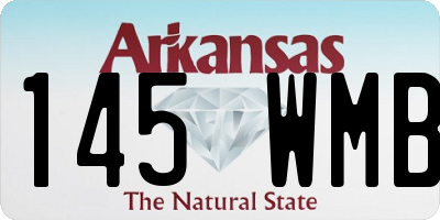 AR license plate 145WMB