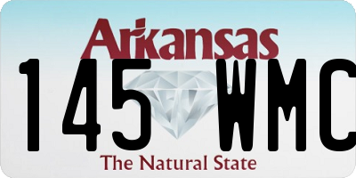 AR license plate 145WMC