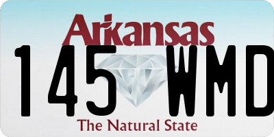 AR license plate 145WMD