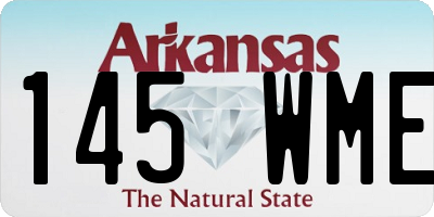 AR license plate 145WME